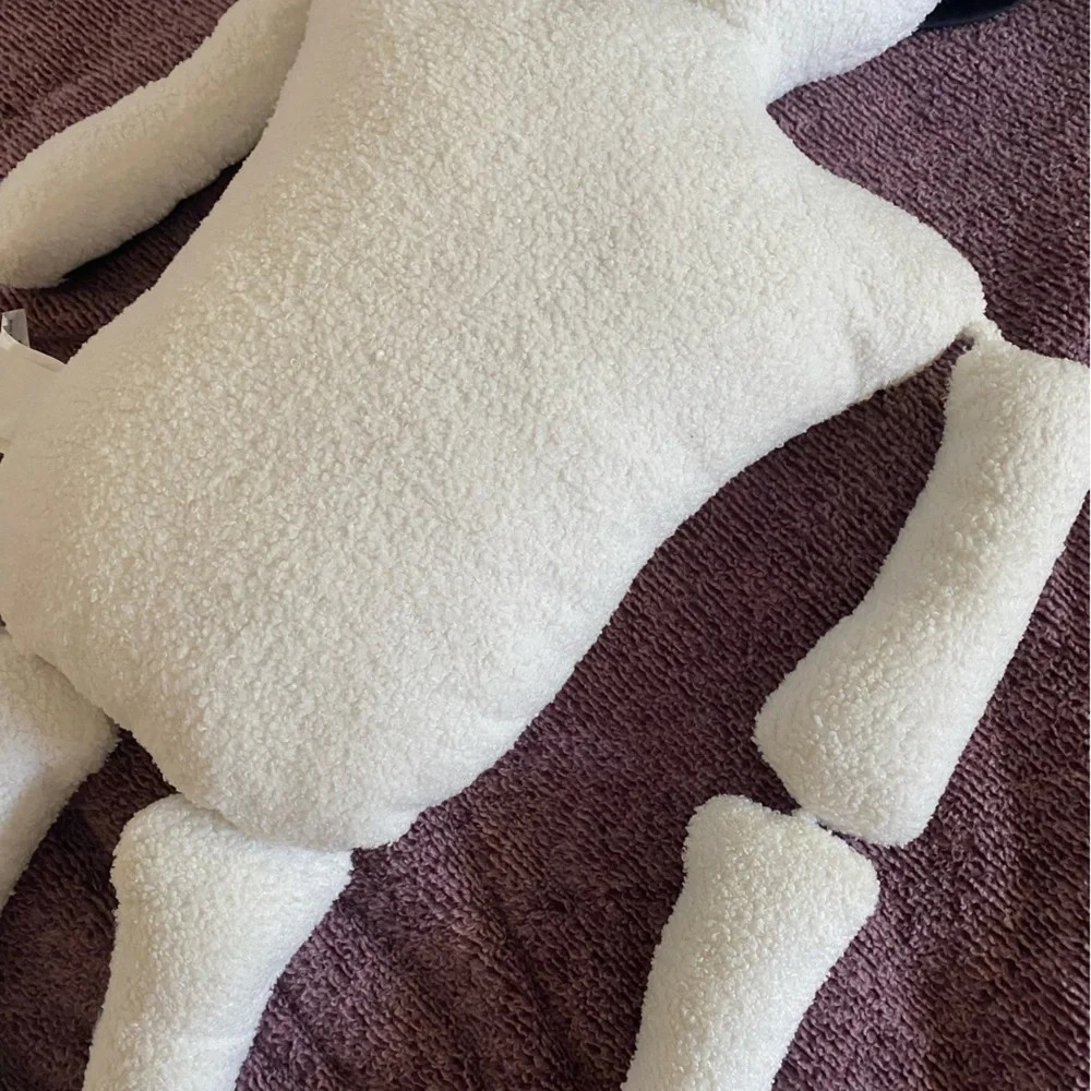 Glow in the Dark Human Size Witchy Skeleton Pillow. NWT